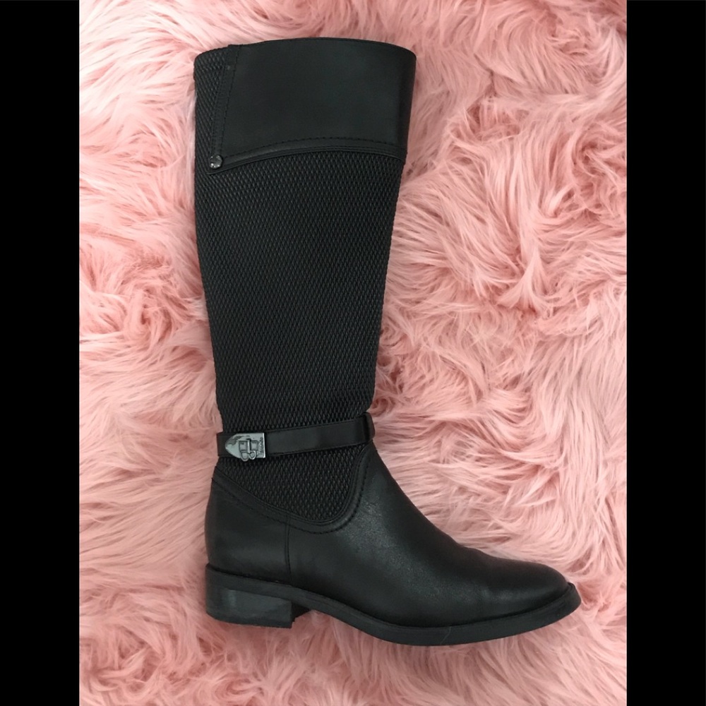 Blondo black leather boots waterproof